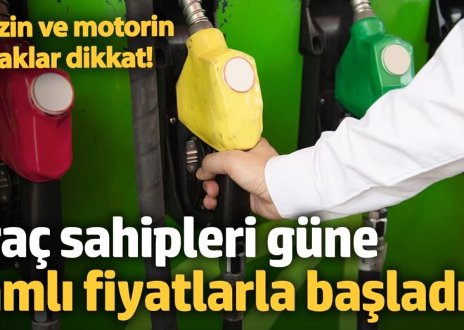 Akaryakıt fiyatları güncellendi! Benzin ve motorinde tabela değişti (21 Kasım 2024)